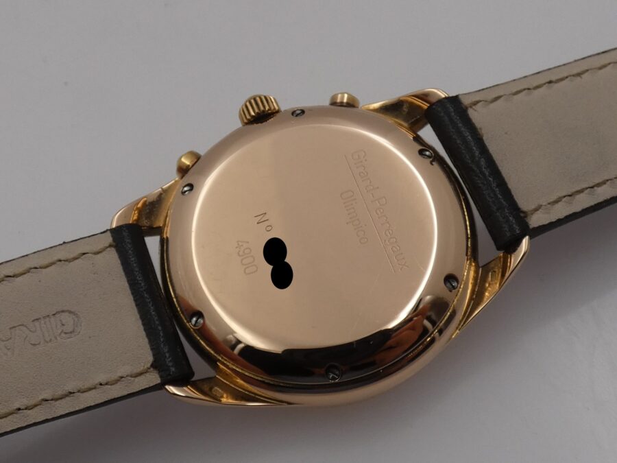 Cronografo Girard Perregaux Olimpico GP4900 Oro Rosa 18 KT Automatico ANNI '2000s - immagine 16