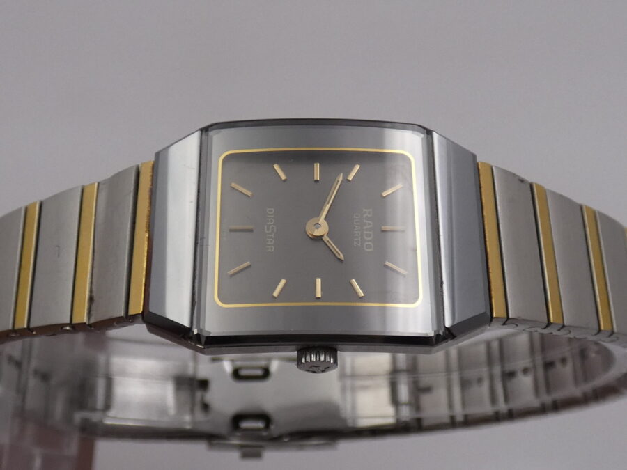 Rado Diastar Ceramic Lady 153.0230.3 Acciaio & 18 Kt Gold Filled ANNI '90s - immagine 3