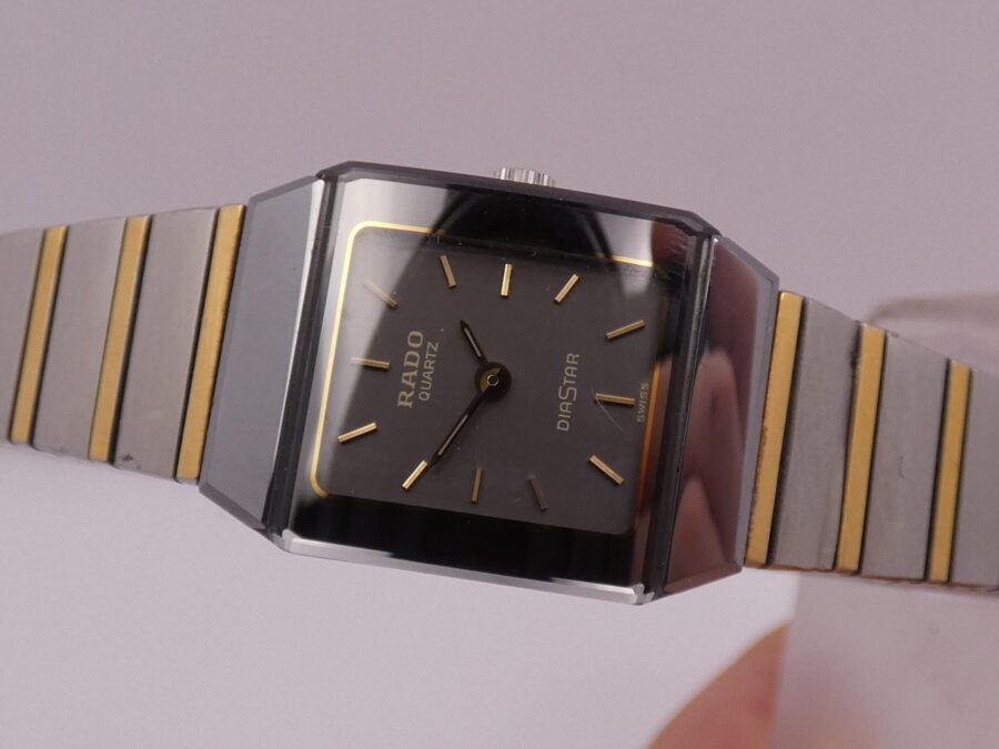 Rado Diastar Ceramic Lady 153.0230.3 Acciaio & 18 Kt Gold Filled ANNI '90s - immagine 5