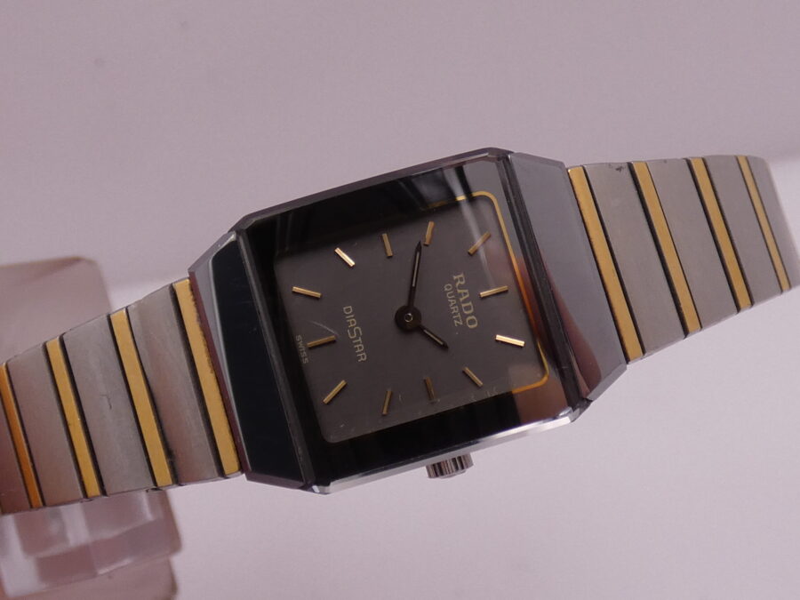 Rado Diastar Ceramic Lady 153.0230.3 Acciaio & 18 Kt Gold Filled ANNI '90s - immagine 7