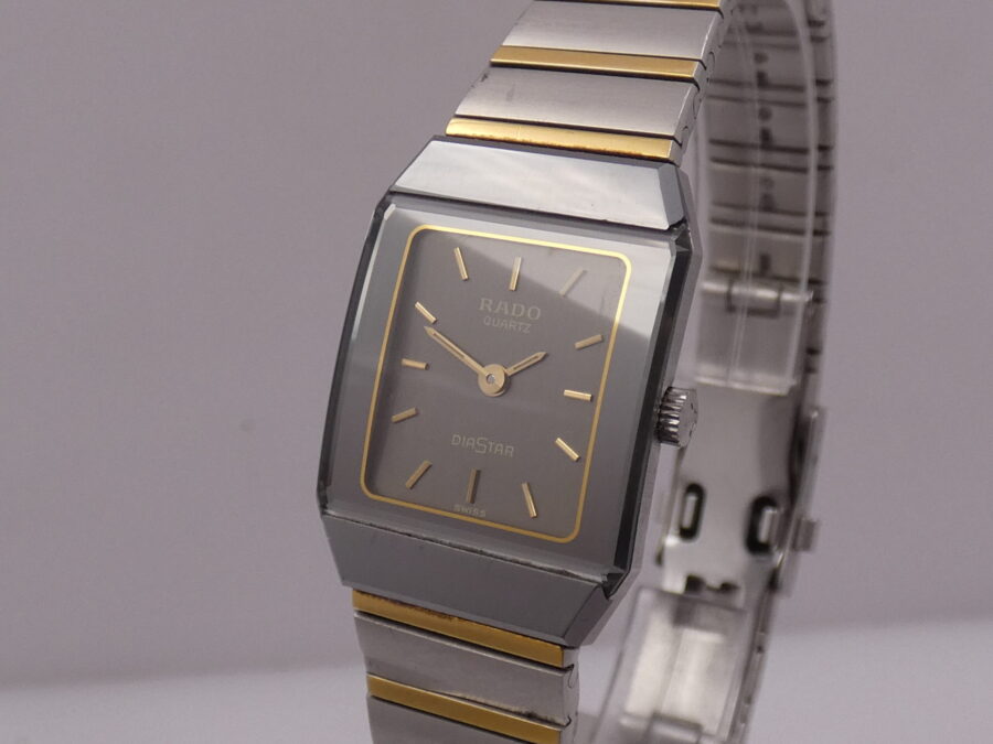 Rado Diastar Ceramic Lady 153.0230.3 Acciaio & 18 Kt Gold Filled ANNI '90s - immagine 10