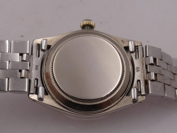 Rolex Datejust Boy Oro Bianco 18 Kt 6827 Diamonds Dial & Bezel ANNO 1975 WITH BOX Mid-Size Watch