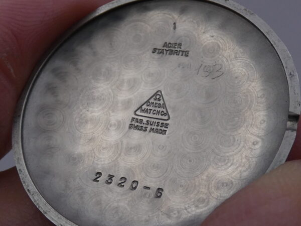 Omega Vintage 2320 ORIGINAL DIAL Acciaio ANNO 1947 Carica Manuale