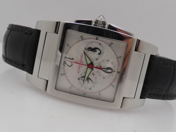 Cronografo De Grisogono Instrumento Uno WITH BOX Automatico Acciaio