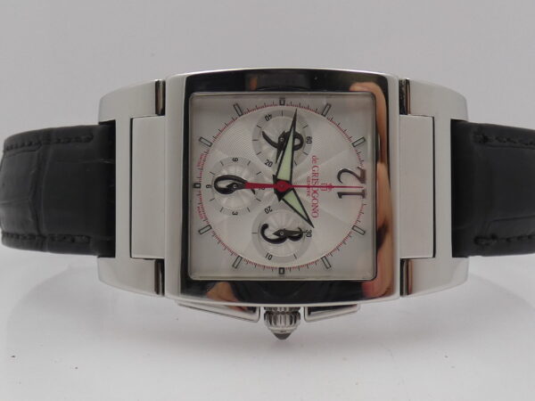 Cronografo De Grisogono Instrumento Uno WITH BOX Automatico Acciaio