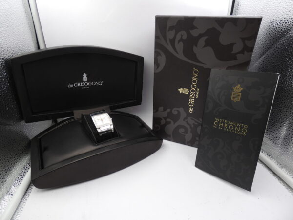 Cronografo De Grisogono Instrumento Uno WITH BOX Automatico Acciaio