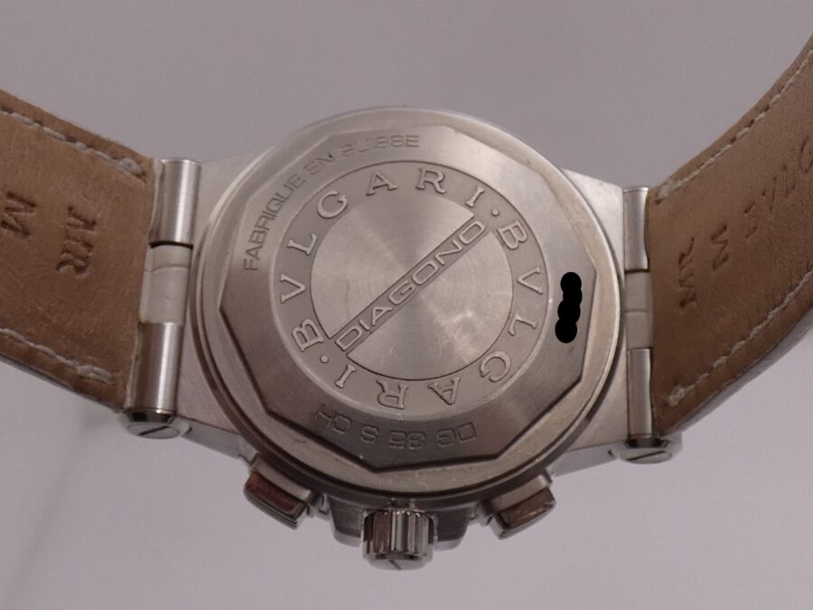 Cronografo Bulgari Diagono CH35S MOP DIAL WITH BOX Acciaio ANNI '2000s - immagine 15