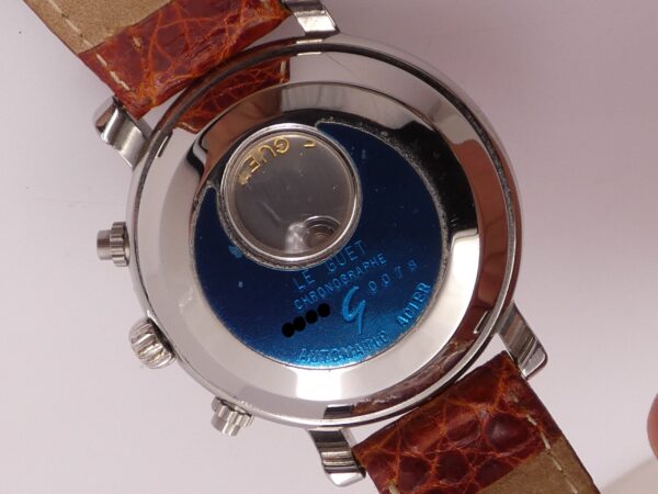 Cronografo Le Guet Moonphases 2690 BOX & PAPERS Acciaio Automatico ANNI '2000s