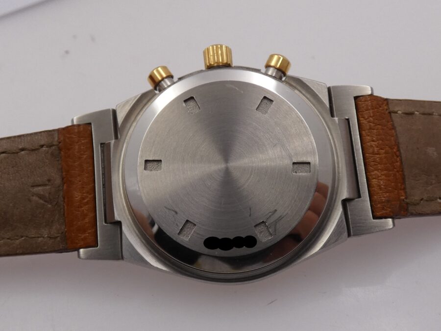 Cronografo IWC Ingenieur 3733 Acciaio & Oro 18 Kt NEW OLD STOCK Mai Indossato ANNI '90 - immagine 14
