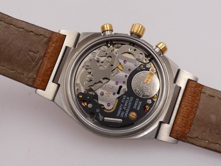 Cronografo IWC Ingenieur 3733 Acciaio & Oro 18 Kt NEW OLD STOCK Mai Indossato ANNI '90 - immagine 16