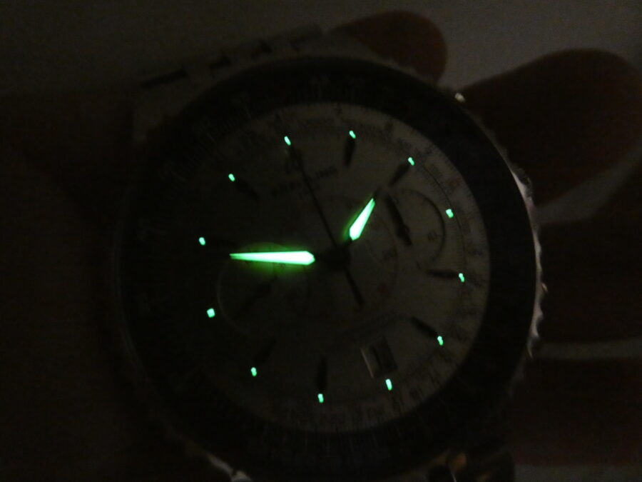 Cronografo Breitling Montbrillant legende A23340 Acciaio Automatico Braccialato ANNI '2000s - immagine 10