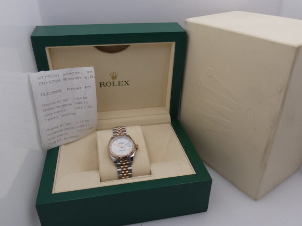 Rolex Datejust Lady 28 mm 279171 Jubilee Acciaio&Oro Rosa 18 Kt WITH BOX Automatico
