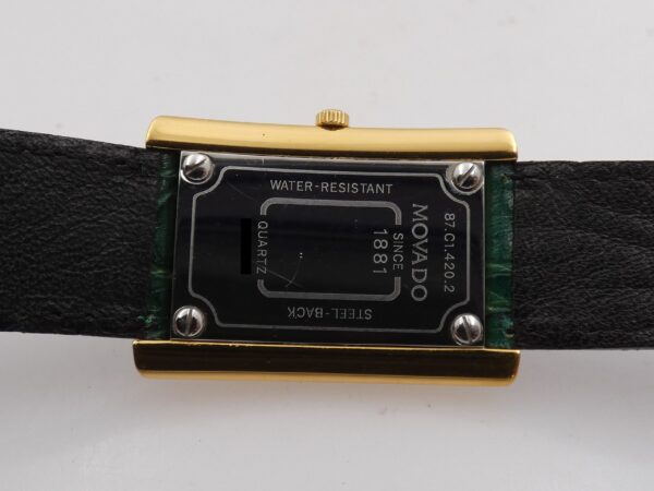 Movado Curved La Nouvelle 87.C1.420.2 Oro 18 Kt Gold Filled ANNO '90s