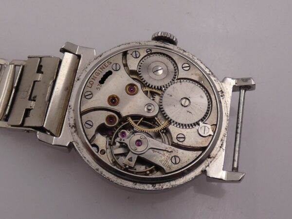 Longines MIlitary Ultra Rare ANNO 1935 Sandwich Dial Acciaio Carica Manuale