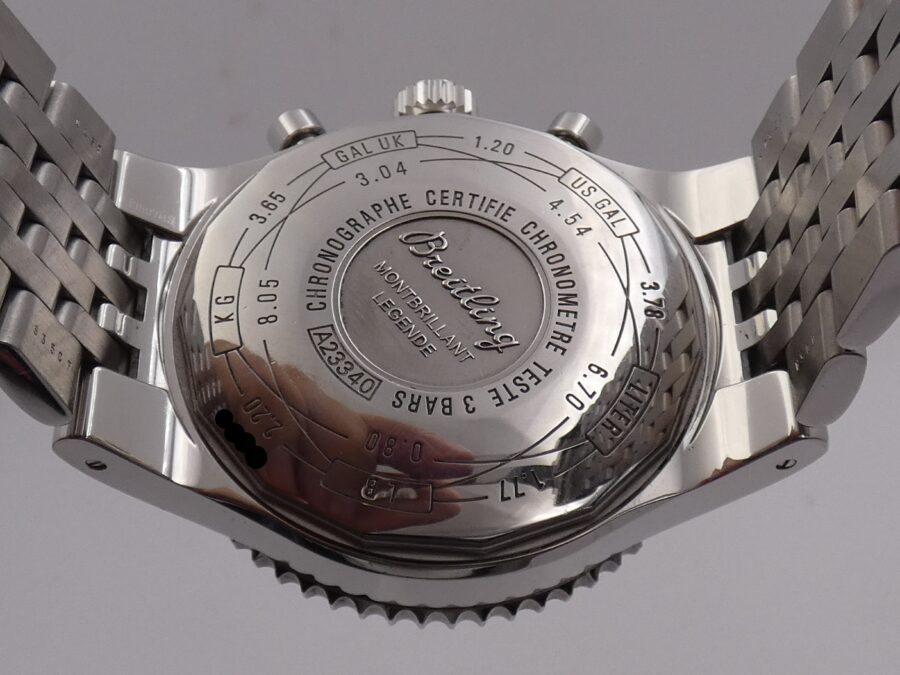 Cronografo Breitling Montbrillant legende A23340 Acciaio Automatico Braccialato ANNI '2000s - immagine 15