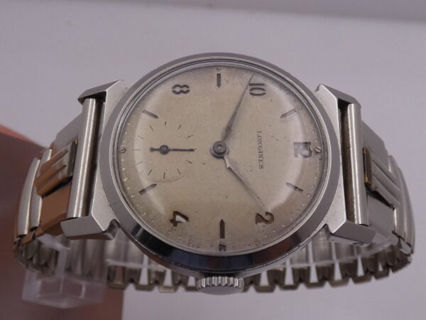 Longines MIlitary Ultra Rare ANNO 1935 Sandwich Dial Acciaio Carica Manuale