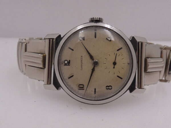 Longines MIlitary Ultra Rare ANNO 1935 Sandwich Dial Acciaio Carica Manuale