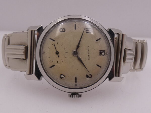 Longines MIlitary Ultra Rare ANNO 1935 Sandwich Dial Acciaio Carica Manuale