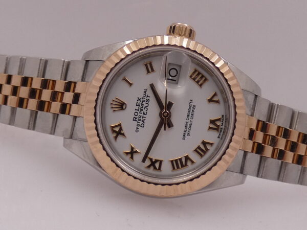 Rolex Datejust Lady 28 mm 279171 Jubilee Acciaio&Oro Rosa 18 Kt WITH BOX Automatico