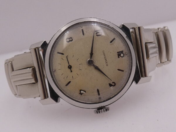 Longines MIlitary Ultra Rare ANNO 1935 Sandwich Dial Acciaio Carica Manuale