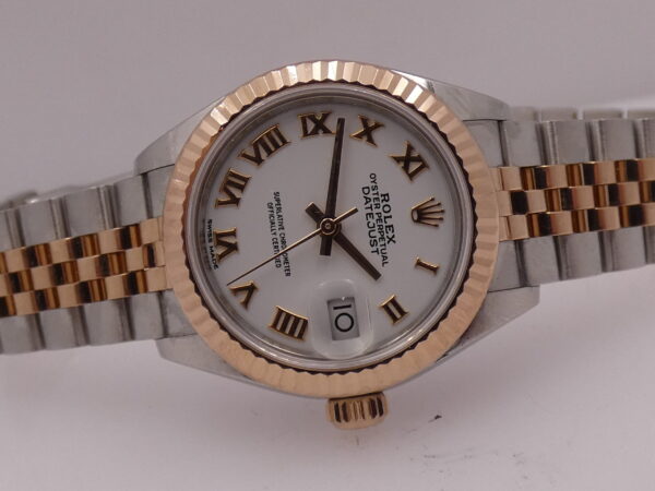 Rolex Datejust Lady 28 mm 279171 Jubilee Acciaio&Oro Rosa 18 Kt WITH BOX Automatico
