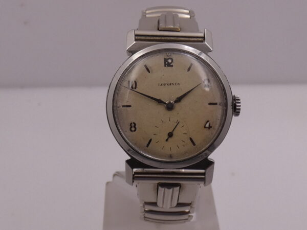 Longines MIlitary Ultra Rare ANNO 1935 Sandwich Dial Acciaio Carica Manuale