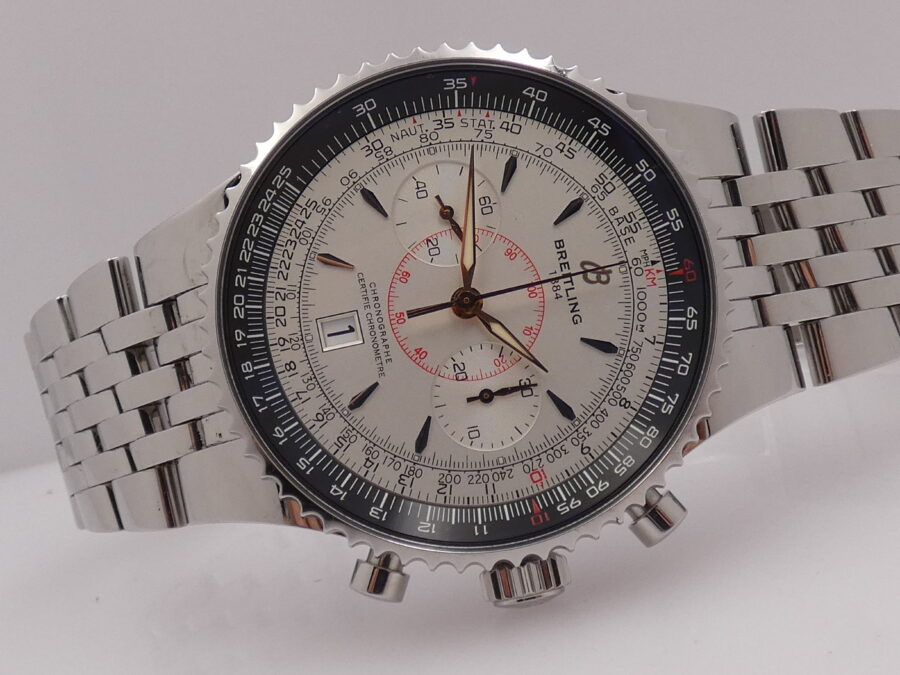 Cronografo Breitling Montbrillant legende A23340 Acciaio Automatico Braccialato ANNI '2000s - immagine 6