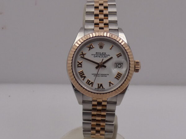 Rolex Datejust Lady 28 mm 279171 Jubilee Acciaio&Oro Rosa 18 Kt WITH BOX Automatico