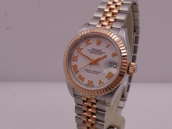 Rolex Datejust Lady 28 mm 279171 Jubilee Acciaio&Oro Rosa 18 Kt WITH BOX Automatico