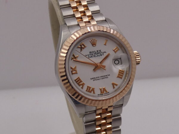 Rolex Datejust Lady 28 mm 279171 Jubilee Acciaio&Oro Rosa 18 Kt WITH BOX Automatico