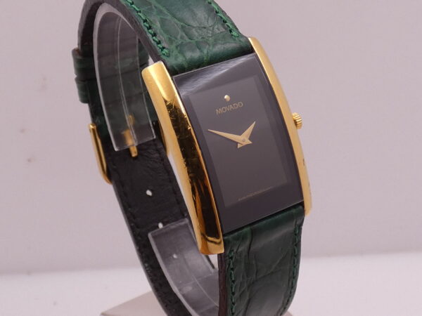 Movado Curved La Nouvelle 87.C1.420.2 Oro 18 Kt Gold Filled ANNO '90s