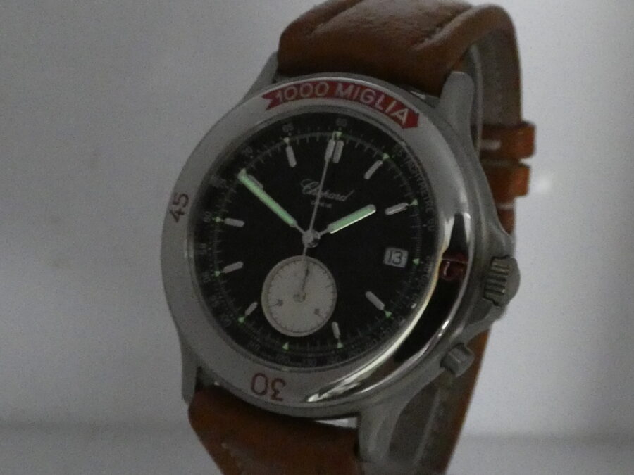 Cronografo Chopard 1000 Miglia Monopusher 8161 NEW OLD STOCK Acciaio ANNI '90s - immagine 11