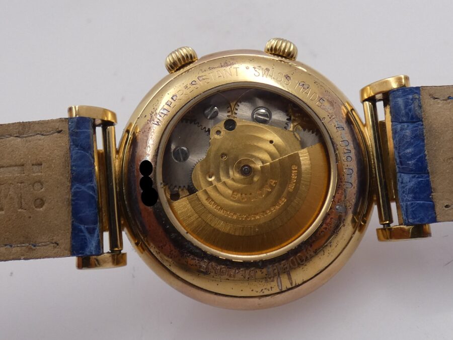 Bulova Alarm Day-Date 4.049.0.0 Oro 18 Kt Gold Filled Automatico ANNI '90s - immagine 13