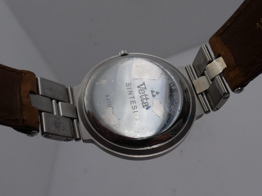 Vetta Sintesi Day-Date NEW OLD STOCK Anni '90s Mai Indossato Acciaio - immagine 14