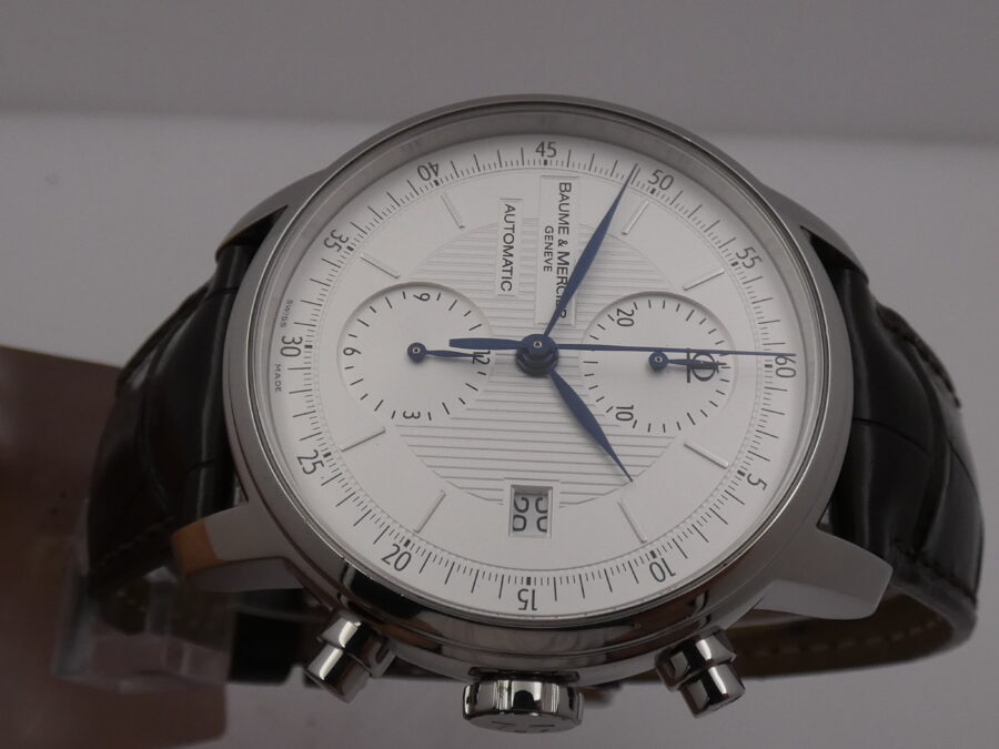 Cronografo Baume & Mercier Classima XL 65560 BOX & PAPERS Acciaio Automatico ANNO 2011 - immagine 3