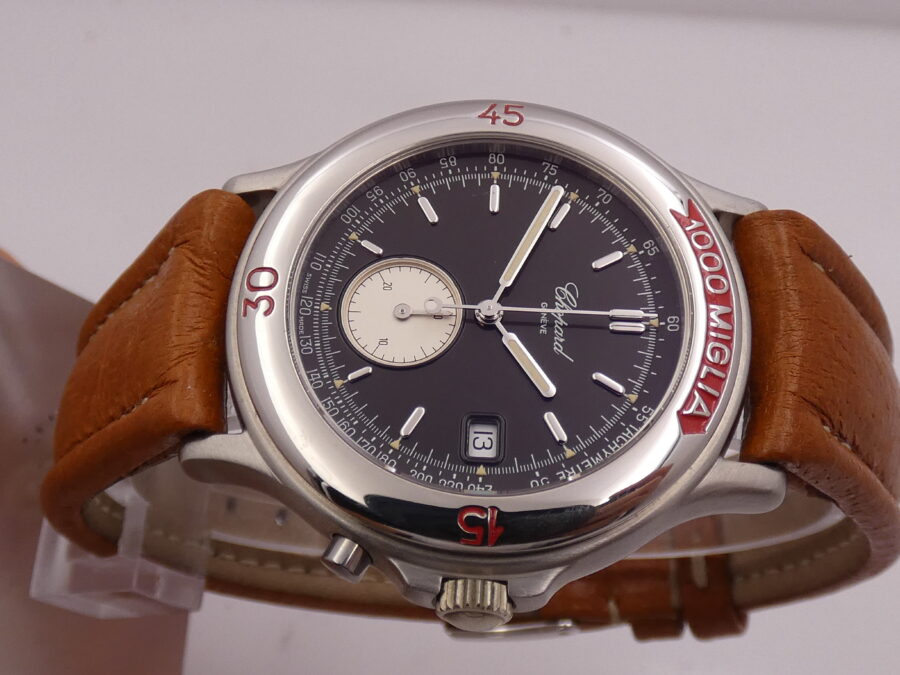 Cronografo Chopard 1000 Miglia Monopusher 8161 NEW OLD STOCK Acciaio ANNI '90s - immagine 3