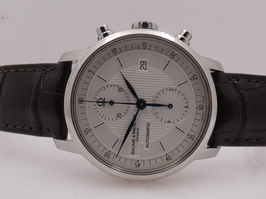 Cronografo Baume & Mercier Classima XL 65560 BOX & PAPERS Acciaio Automatico ANNO 2011 - immagine 4