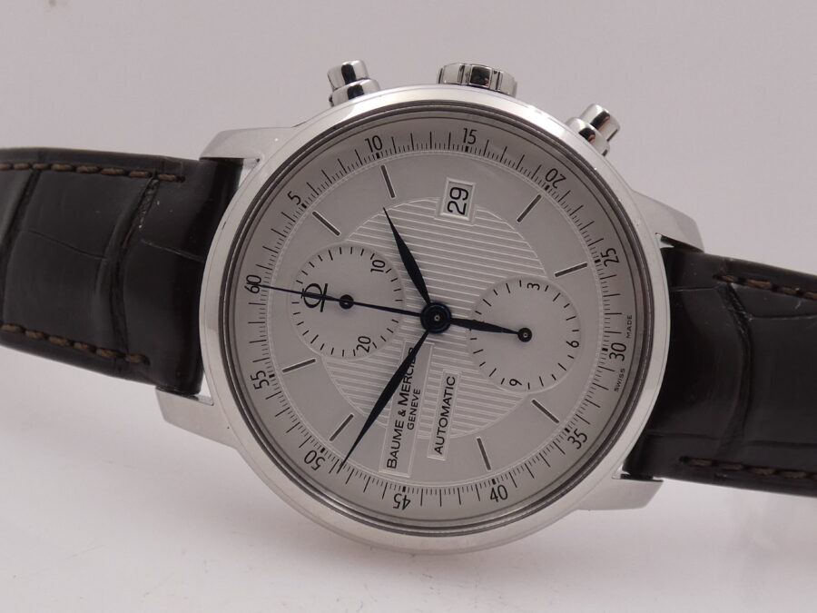 Cronografo Baume & Mercier Classima XL 65560 BOX & PAPERS Acciaio Automatico ANNO 2011 - immagine 5