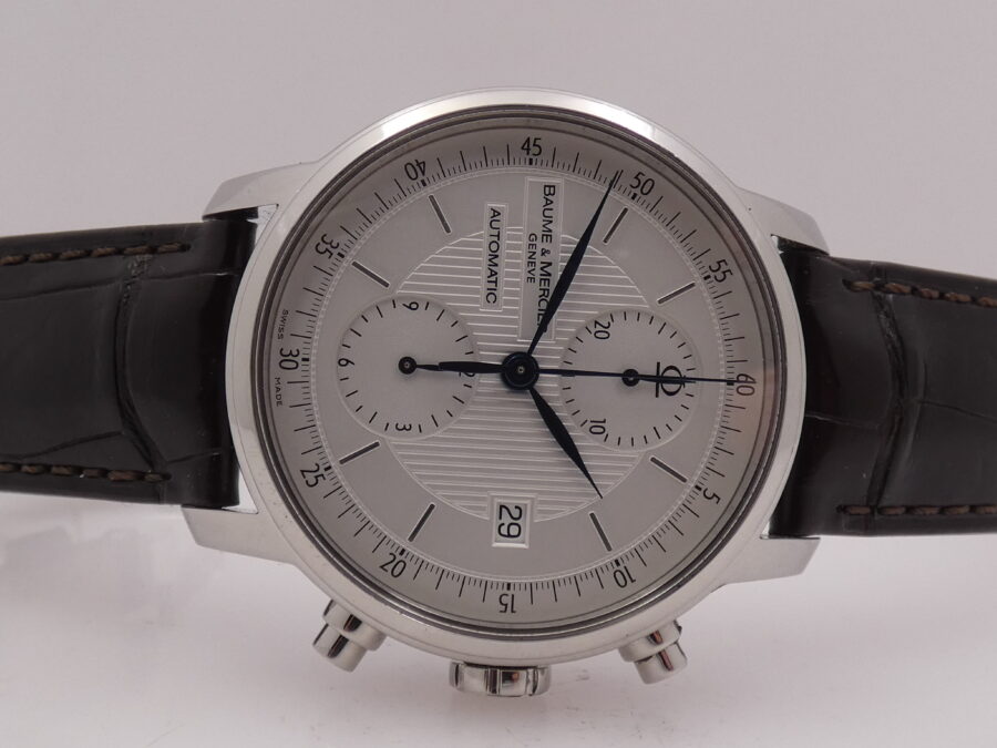 Cronografo Baume & Mercier Classima XL 65560 BOX & PAPERS Acciaio Automatico ANNO 2011 - immagine 6
