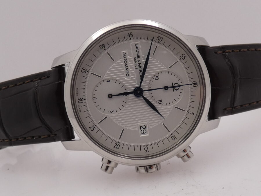 Cronografo Baume & Mercier Classima XL 65560 BOX & PAPERS Acciaio Automatico ANNO 2011 - immagine 7