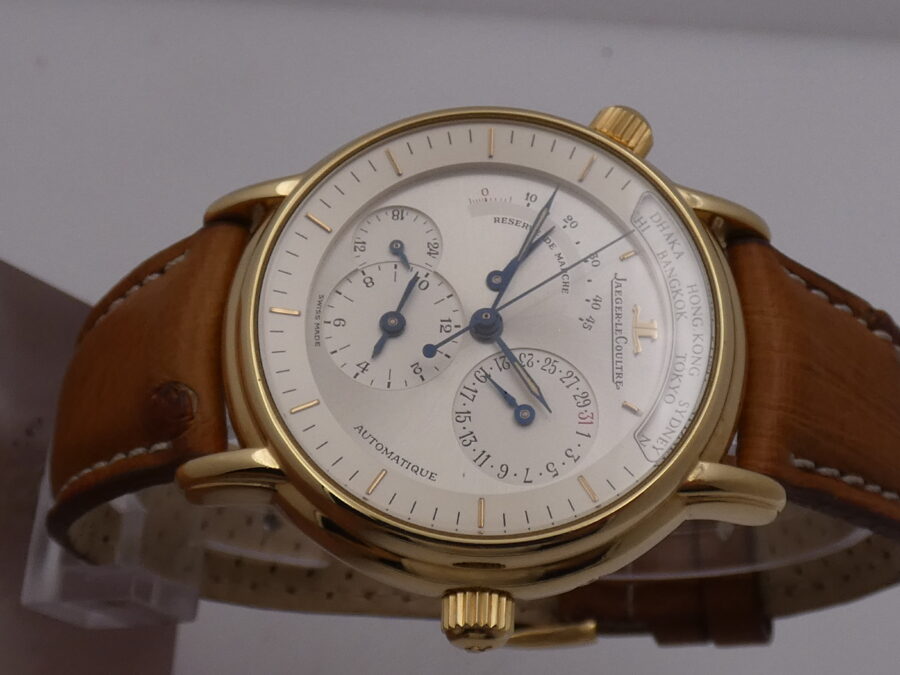 Jaeger LeCoultre Master Geographique 169.1.92 Oro Massiccio 18 Kt ANNI '90s Automatico - immagine 3