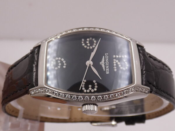 Longines Evidenza Diamond Lady L2.155.0 WITH BOX Acciaio ANNI '2000s