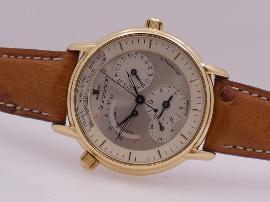Jaeger LeCoultre Master Geographique 169.1.92 Oro Massiccio 18 Kt ANNI '90s Automatico - immagine 5