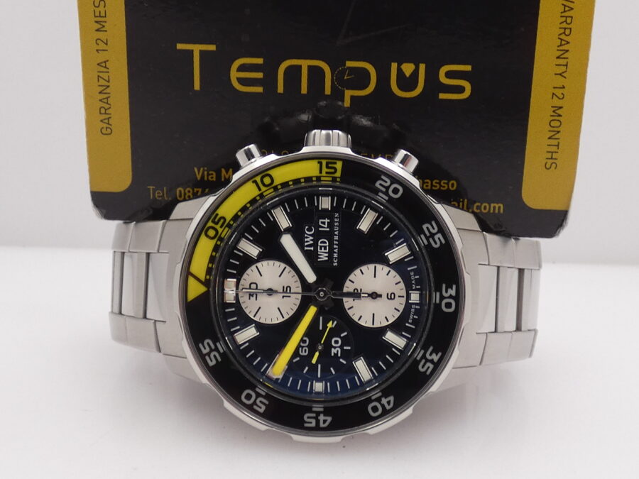 Cronografo IWC Aquatimer 3767 WITH BOX Top Condition Acciaio Automatico - immagine 2