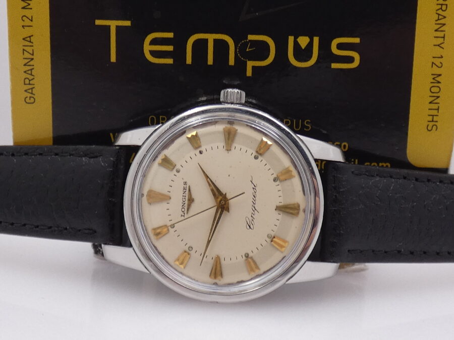 Longines Conquest 9000 Acciaio ANNO 1955 Carica Automatica - immagine 2