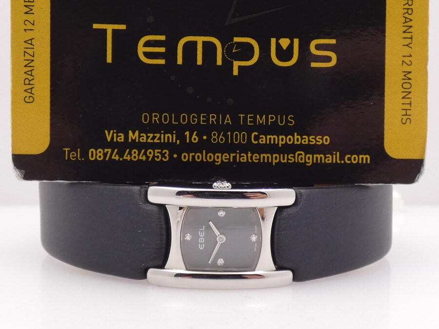 Ebel Beluga Manchette Lady E9057A21 Diamond Dial NEW Mai Indossato WITH BOX Acciaio - immagine 2