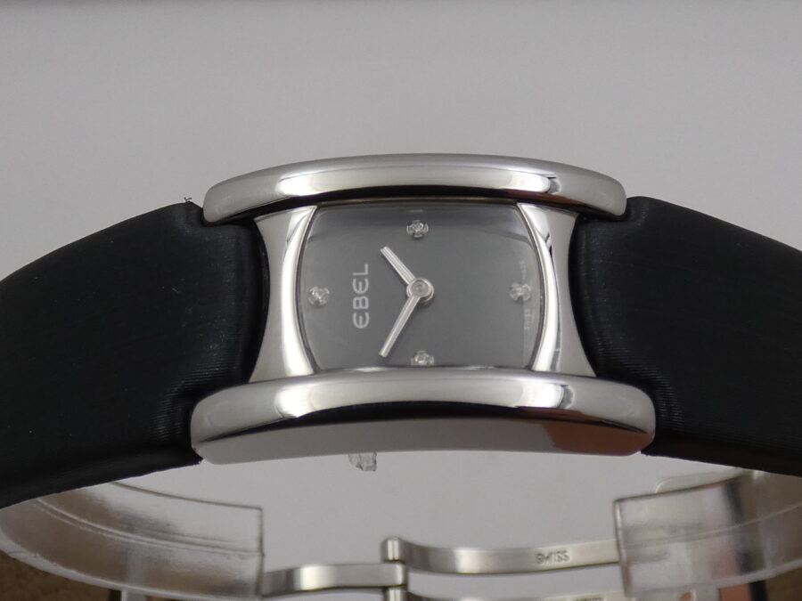 Ebel Beluga Manchette Lady E9057A21 Diamond Dial NEW Mai Indossato WITH BOX Acciaio