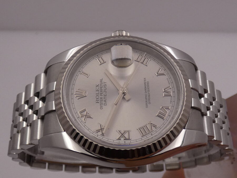 Rolex Datejust 116234 Ghiera Oro Bianco BOX & PAPERS Anno 2017