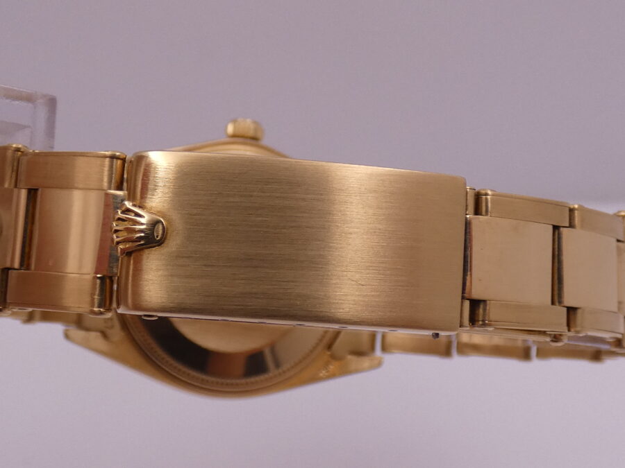 Rolex Oyster Perpetual Date 1503 Oro Massiccio 18 Kt ANNO 1973 With Box Automatico - immagine 11