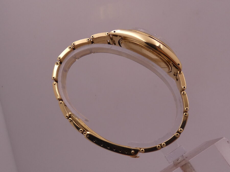 Rolex Oyster Perpetual Date 1503 Oro Massiccio 18 Kt ANNO 1973 With Box Automatico - immagine 12
